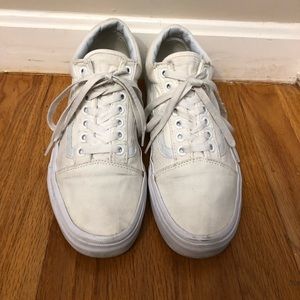 White old skool vans